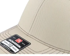 112 Split Khaki/Burgundy Trucker - Richardson