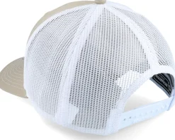 112 Split Khaki/White Trucker - Richardson