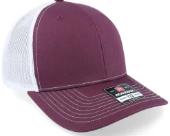 112 Split Maroon/White Trucker - Richardson