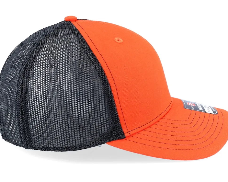 112 Split Orange/Black Trucker - Richardson