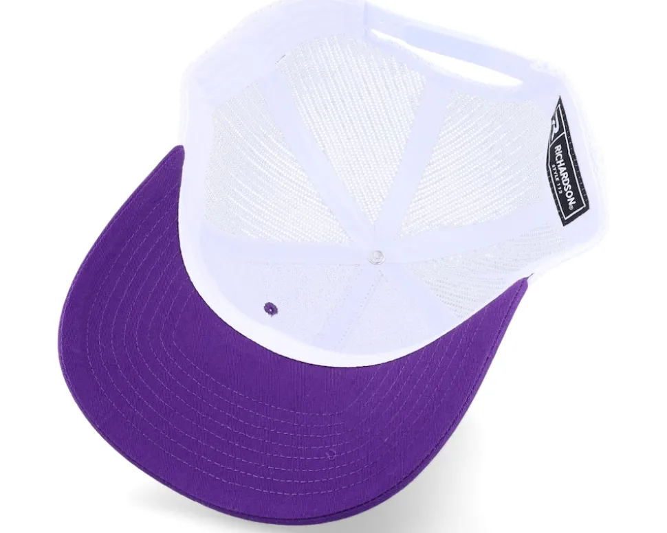 112 Split Purple/White Trucker - Richardson