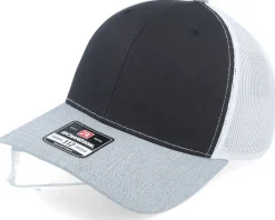 112 Tri Black/White/Heather Grey Trucker - Richardson