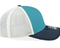 112 Tri Blue Teal/Birch/Navy Trucker - Richardson