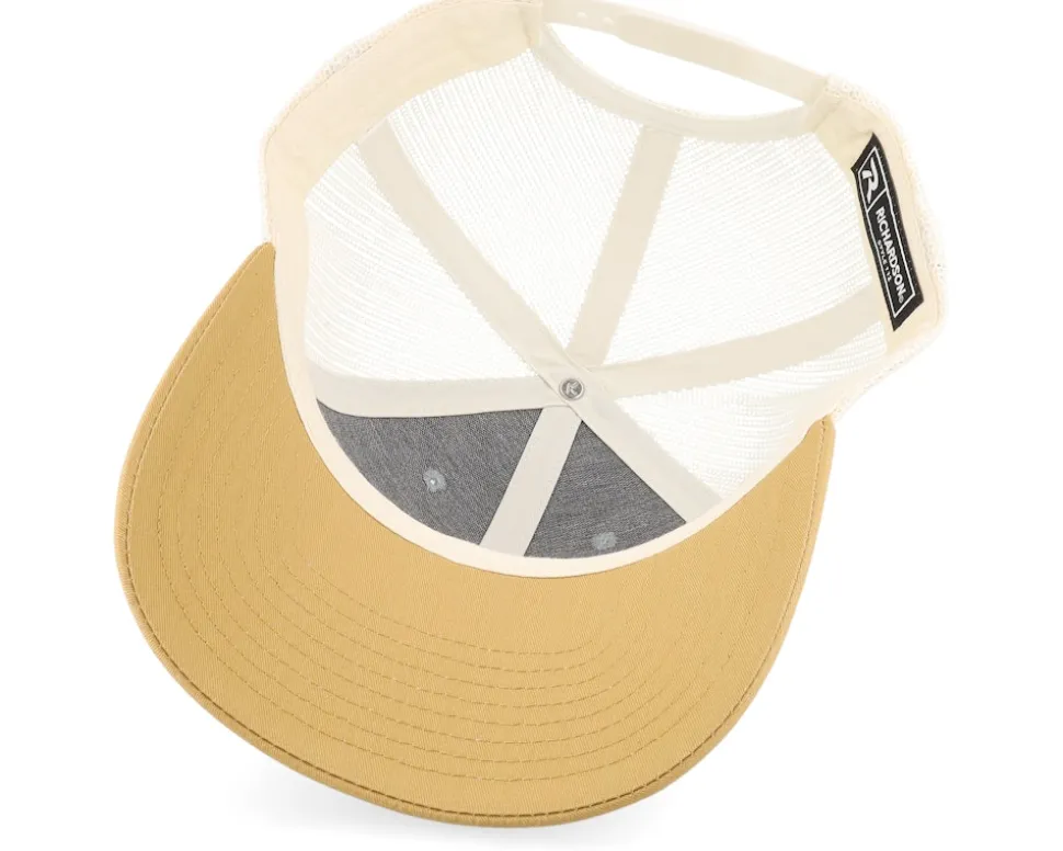 112 Tri Heather Grey/Birch/Amber Gold Trucker - Richardson