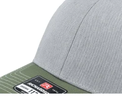 112 Tri Heather Grey/Birch/Army Olive Trucker - Richardson