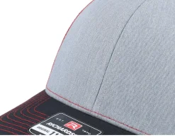 112 Tri Heather Grey/Red/Black Trucker - Richardson