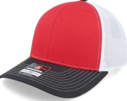112 Tri Red/White/Black Trucker - Richardson