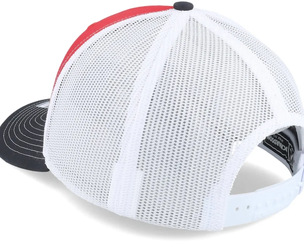 112 Tri Red/White/Black Trucker - Richardson