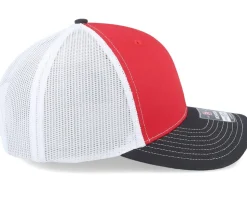 112 Tri Red/White/Black Trucker - Richardson