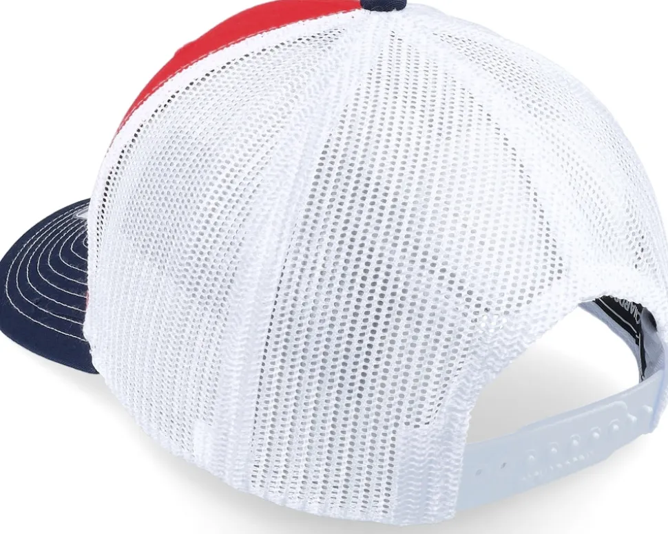 112 Tri Red/White/Navy Trucker - Richardson