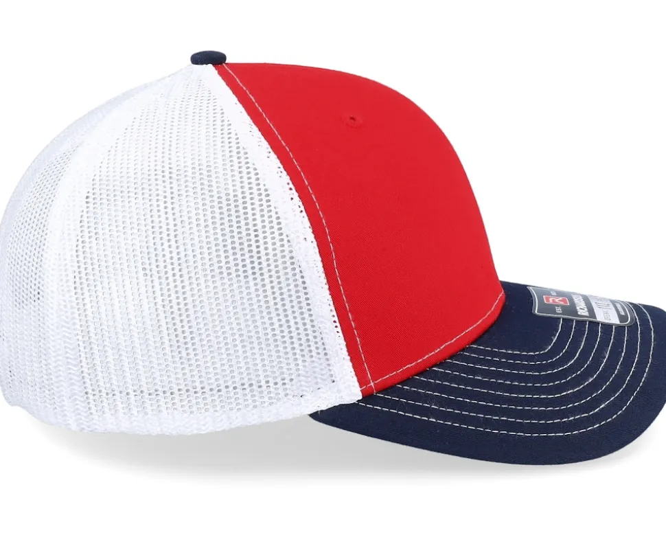 112 Tri Red/White/Navy Trucker - Richardson