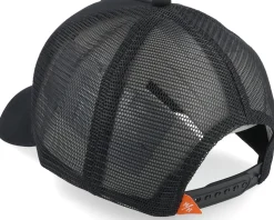 3 West Street Cap Black A-Frame Trucker - Northern Hooligans