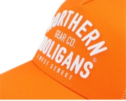 3 West Street Cap Orange Trucker - Northern Hooligans