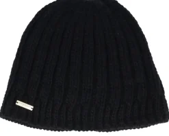 100% Wool Beanie Black Beanie - Seeberger