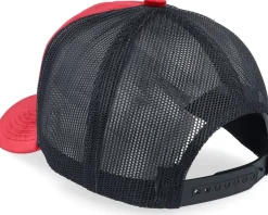 Abandoned Tractor Velvet Red/Black A-Frame Trucker - Calza Pennello