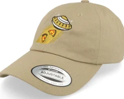 Abducted Pizza Khaki Dad Cap - Abducted