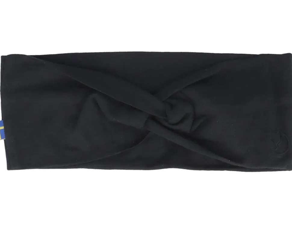 Abisko Wool Black Headband - Fjällräven