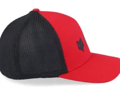 Absolute Hat Flame Red/Black Mesh Flexfit - Fox