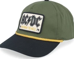 Acdc Roscoe Army Green/Black A-Frame Adjustable - American Needle