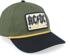 Acdc Roscoe Army Green/Black A-Frame Adjustable - American Needle