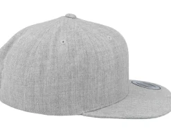 Ace Hearts Spades Clubs Heather Grey Snapback