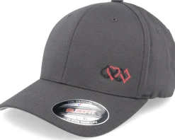 Ace Hearts Spades Clubs Logo Dark Grey Flexfit - Iconic