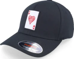 Ace Of Hearts Black Flexfit - Iconic