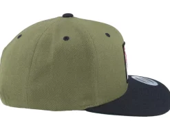 Ace Of Hearts Olive/Black Snapback - Iconic