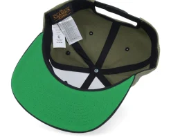 Ace Of Hearts Olive/Black Snapback - Iconic