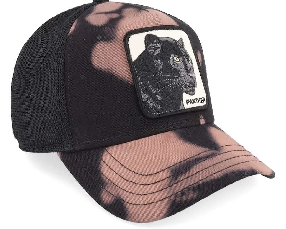 Acid Panther Tie Dye Black Trucker - Goorin Bros.