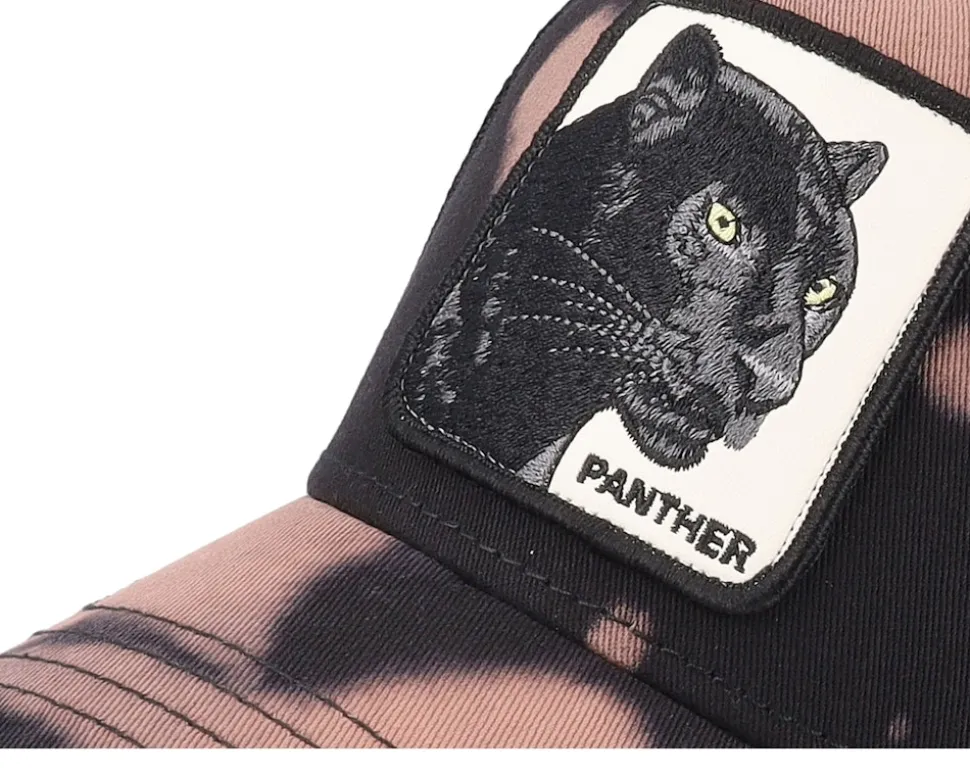 Acid Panther Tie Dye Black Trucker - Goorin Bros.