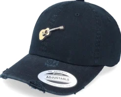Acoustic Guitar Patch Black Destroyed Dad Cap - Abducted