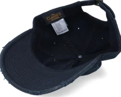 Acoustic Guitar Patch Black Destroyed Dad Cap - Abducted