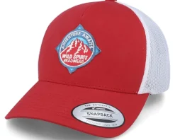 Adventure Awaits Patch Red/White Trucker - Wild Spirit