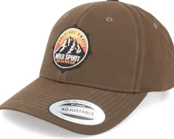 Adventure Awaits Patch Waxed Brown Adjustable - Wild Spirit