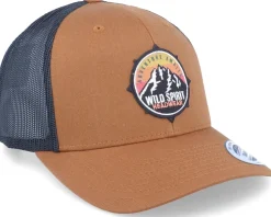 Adventure Awaits Sunset Caramel/Black Trucker - Wild Spirit