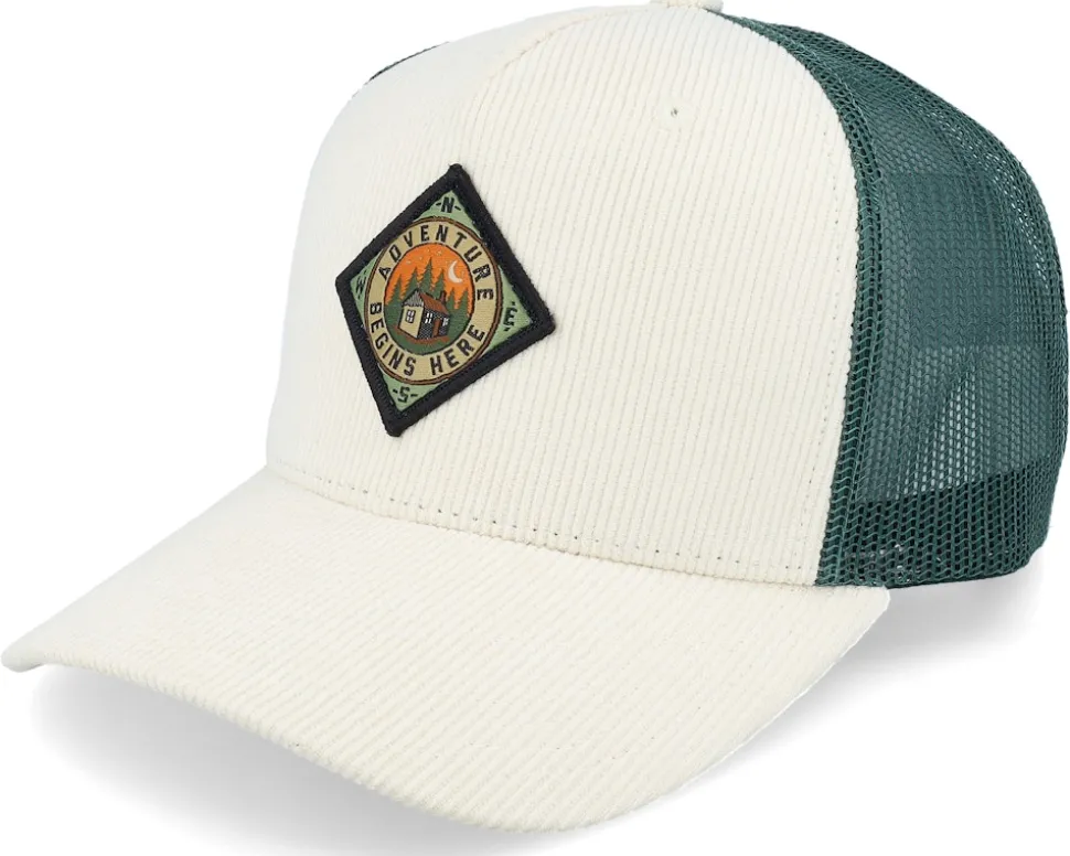 Adventure Begins Here Cord Caramel/Black A-frame - Wild Spirit