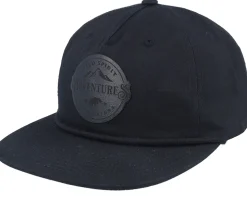 Adventures Expeditions Brown Patch Black Rope Snapback - Wild Spirit