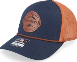 Adventures Expeditions Navy/Orange Rope A-Frame Trucker - Wild Spirit