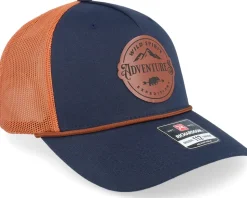 Adventures Expeditions Navy/Orange Rope A-Frame Trucker - Wild Spirit