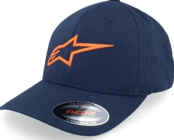 Ageless Curve Navy/Orange Flexfit - Alpinestars