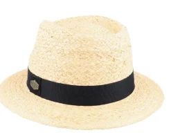 Aksa Organic Raffia Beige Straw Hat - MJM Hats