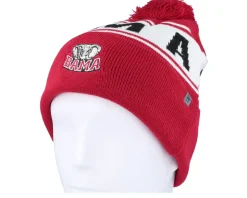 Alabama Crimson Tide Cuffed Knit West Cardinal Pom - Top of the World