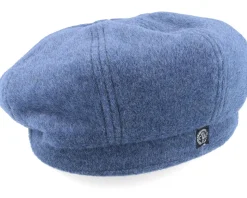 Alan Cashmere & Wool Cornflower Blue Flat Cap - CTH Ericson