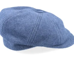 Alan Cashmere & Wool Cornflower Blue Flat Cap - CTH Ericson