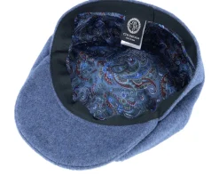 Alan Cashmere & Wool Cornflower Blue Flat Cap - CTH Ericson
