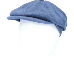 Alan Cashmere & Wool Cornflower Blue Flat Cap - CTH Ericson