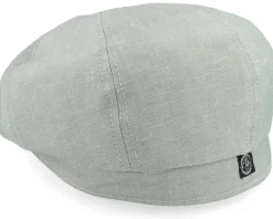 Alan Linen Chambray Light Green Flat Cap - CTH Ericson