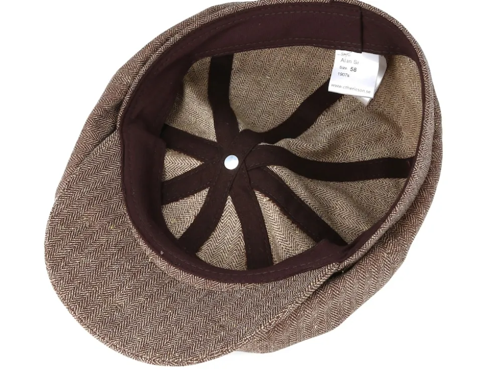 Alan Sr. Belo Brown Flat Cap - CTH Ericson