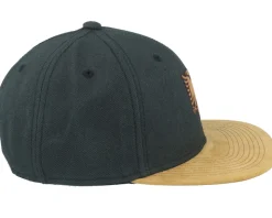 Albania Eagle Patch Suede Black Snapback - Iconic